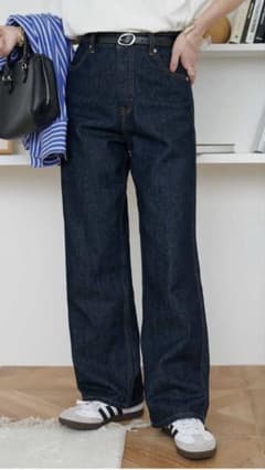 コットンデニムストレートパンツのサムネイル