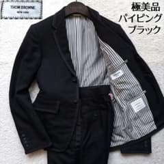 極美品✨トムブラウン スーツ パイピング モヘヤ混 トリコロール