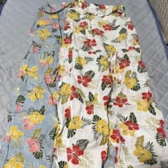 2点セット2way花柄パンツセットアップのサムネイル