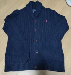 ラルフローレン　ケーブルカーディガン160cmのサムネイル