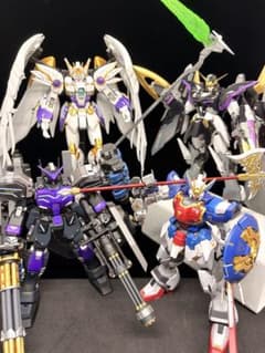 ガンダムW シリーズ MG ガンプラ 完成品 塗装済み 4体セットのサムネイル