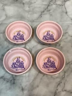 ディズニー リトルマーメイド 小皿 4個セット ピンクのサムネイル