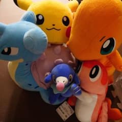 ポケモンぬいぐるみまとめ売り　シャリタツ　ラプラス