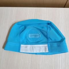 Lサイズ　ルネサンス　ジュニアスイミングスイミングキャップ　水色のサムネイル