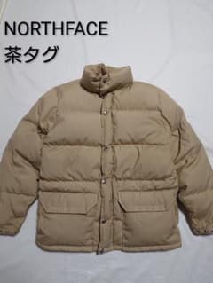 80s 茶タグ USA製 NORTHFACE ダウンジャケット ベージュ - メルカリ
