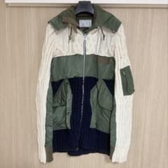 sacai サカイ CABLE KNIT 再構築 JACKET アウター sacai サカイ CABLE KNIT 再構築 JACKET アウター - メルカリ