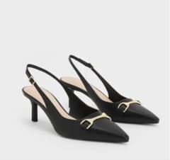 【1回着用】CHARLES & KEITH パンプス 23cmのサムネイル