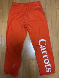 XLARGE Carrotsロゴ入りオレンジパンツ Lのサムネイル