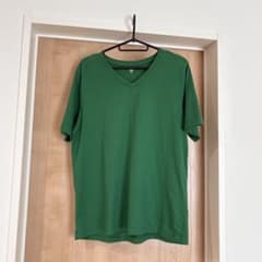 chocol raffine robe グリーン Vネック半袖Tシャツ Mサイズのサムネイル