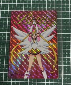 Sailor Stars trading cards, vintage Carddass battle cards, glitter cards, Etamun
