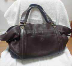 Kitamura キタムラ レザー ショルダーバッグ ダークブラウンのサムネイル
