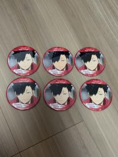 ハイキュー!! 黒尾鉄朗 缶バッジ 6個セットのサムネイル