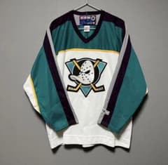 CCM マイティダックス NHL 激レア ゲームシャツ ホッケーシャツ 入手