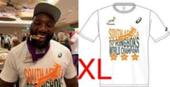 世界200枚限定 RWC 南アフリカ優勝記念Tシャツ　XLサイズのサムネイル