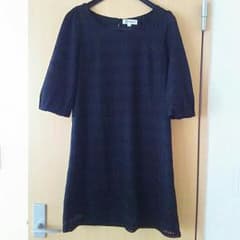 MK★黒★レースワンピース★フォーマル★美品のサムネイル