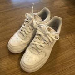 寧*部様 NIKE Air Force 1 ホワイト ゴールドのサムネイル