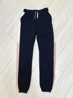 H&M ジョガーパンツ スウェット 170 ネイビーのサムネイル