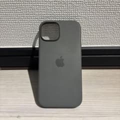 【純正】iPhone用シリコンケース グレー MagSafe対応のサムネイル