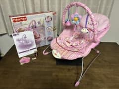 Fisher-Price バウンサー ピンク 花柄　女の子にぴったりのサムネイル