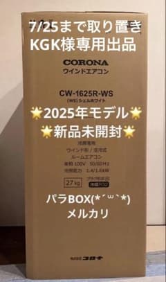 KGK様専用出品 コロナ 窓用エアコン CW-1625R CW1625 - メルカリ