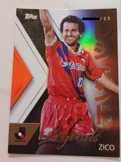 Topps　Jリーグ　ZICO ジーコ　レジェンズカード 25枚限定のサムネイル