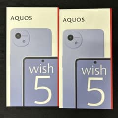 AQUOS wish 5 ライトブルー 2台セットのサムネイル