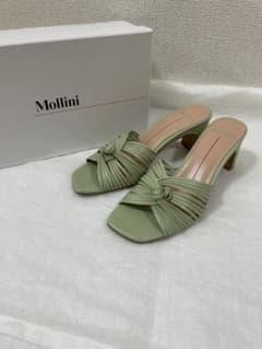 Mollini グリーン ミュール 中ヒール　EDIT. FOR LULUのサムネイル