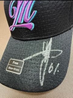 千葉ロッテマリーンズ　山本大斗選手　サイン入りキャップ 千葉ロッテマリーンズ 山本大斗選手 サイン入りキャップ - メルカリ