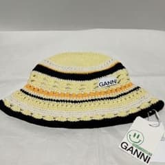 GANNI ガニー クロシェ Crochet バケットハット 二階堂ふみさん着用