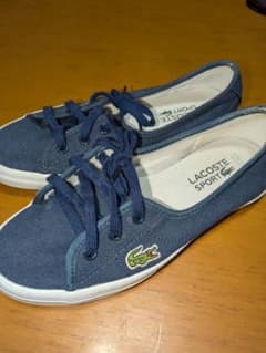 LACOSTE SPORT スニーカー ネイビー 24cm