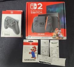 【保証書あり】任天堂 Switch2マリカ版+microSD+プロコン2 セット