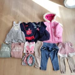 ベビー服　80 女の子　セット　ホットビスケッツ　ミキハウス　クーラクール等のサムネイル