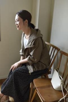 OURHOME★ダブルファスナーの綺麗めブルゾンのサムネイル