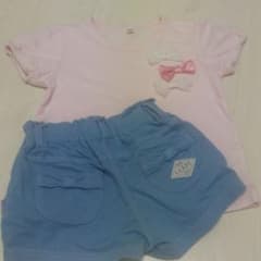 90cm コーデ セット Tシャツ ハーフパンツのサムネイル