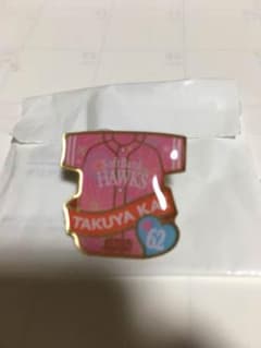 ホークス甲斐拓也捕手タカガールピンバッチのサムネイル