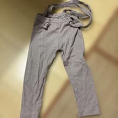 サスペンダー付き リブパンツ 95cmのサムネイル