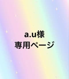 a.u様専用ページ - メルカリ