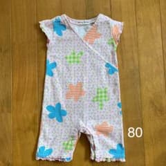 ベリーズベリー　ロンパース 80 女の子　半袖のサムネイル