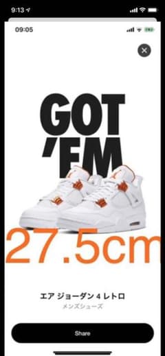 NIKE エアジョーダン4