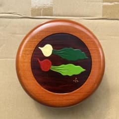 木製 菓子器 喰籠 野菜蒔絵　管理番号4のサムネイル
