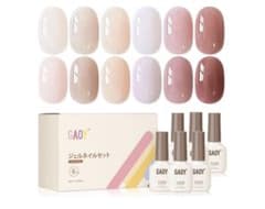 GAOY ジェルネイルセット 6色セット UVLED対応 - メルカリ