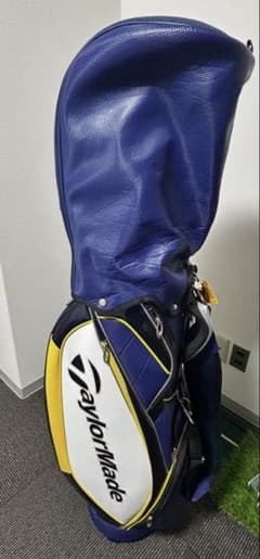 TaylorMade キャディバッグ ネイビー イエロー - メルカリ