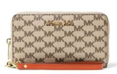 【新品未使用】Michael Kors ジェットセット　長財布　スマホケースのサムネイル