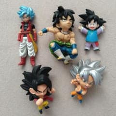 ドラゴンボール　フィギュア　5体セット　孫悟空　悟天　ワーコレ　ブロリー他