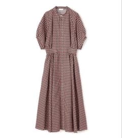 Ballsey ジオメトリックプリント バンドカラーワンピース36 タグ付き Ballsey ジオメトリックプリント バンドカラーワンピース36 タグ付き