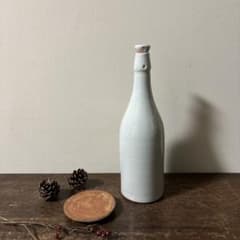 アンティーク 白磁 ボトル 徳利 酒瓶 菊正宗 沢の鶴 古道具 白洲正子 