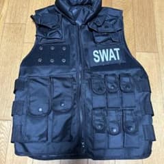 SWAT コスプレ ベスト 黒のサムネイル