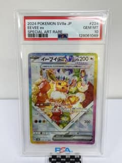 PSA10 イーブイex SAR [SV8a 224/187]テラスタルフェスのサムネイル