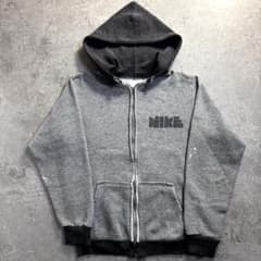 スペシャル70s NIKEナイキ ジップパーカー ゴツナイキ ツートン 