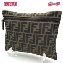 良品】FENDI フェンディ ズッカ柄 小物入れ ポーチ - メルカリ